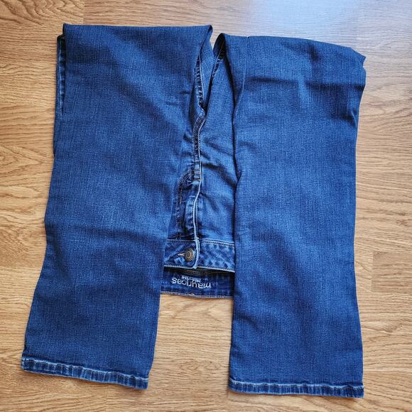 Maurices Jeans Womens Size 10 Short Mid-Rise Blue Straight Leg Medium Wash - Picture 8 of 11